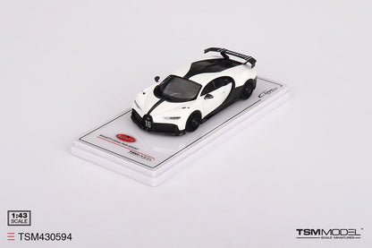 [ Back-order ] TSM TSM430594D 1:43 Bugatti Chiron Pur Sport White model car