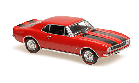 [ Back-order ] MINICHAMPS 940142720 1:43 Chevrolet Camaro 1967 Red model car