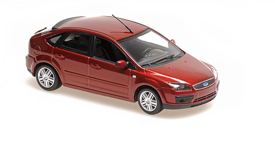 [ Back-order ] MINICHAMPS 940084001 1:43 Ford Focus 2004 Dark Red Metallic model car