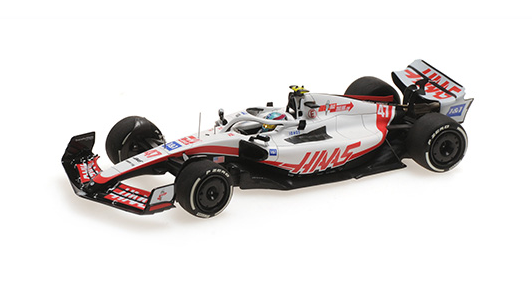 [ Back-order ] MINICHAMPS 417221147 1:43 Haas VF-22 M.Schumacher 2022 Austrian GP 6th place model car