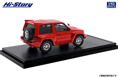 [ Back-order ] Hi-Story HS458RE 1:43 MITSUBISHI PAJERO EVOLUTION 1997 Passion Red Resin model car