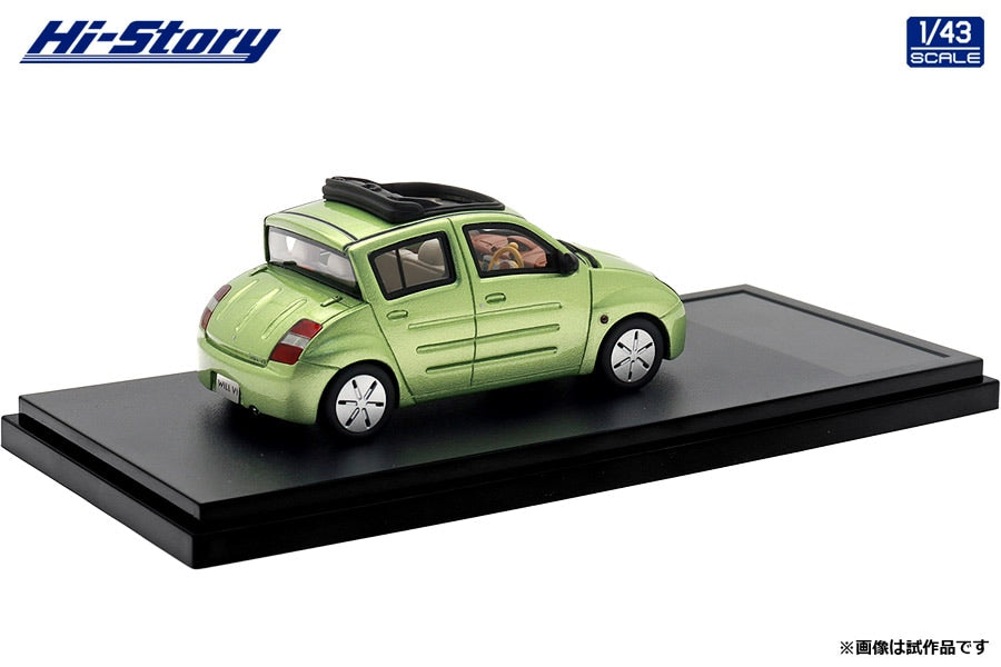 [ Back-order ] Hi-Story HS476GR 1:43 Toyota Will Vi 2000Yellow Green Metallic Opal Resin model car