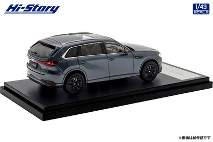 [ Back-order ] Hi-Story HS494GY 1:43 Mazda CX-80 2024 Machine Gray Premium Metallic Diecast model car