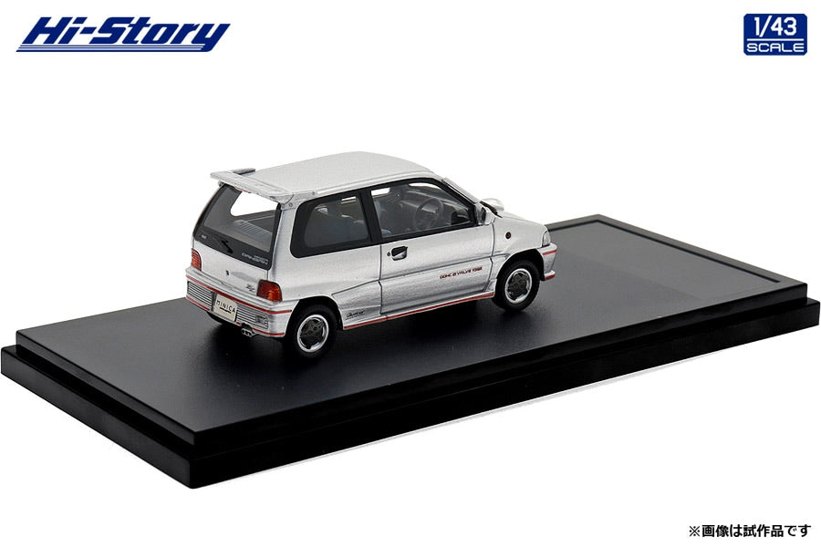 [ Back-order ] Hi-Story HS495SL 1:43 MITSUBISHI MINICA DANGAN ZZ 1990 Grace Silver Resin model car
