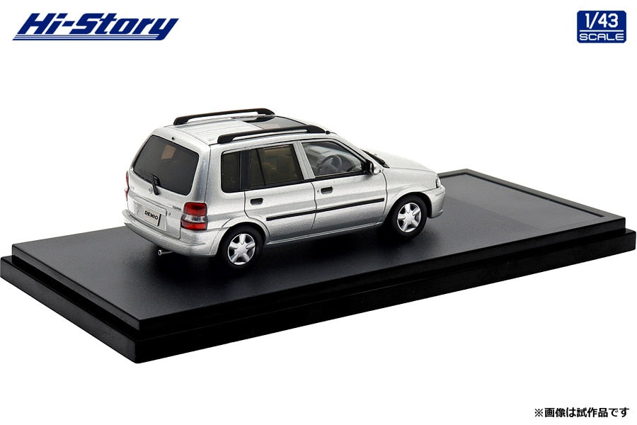 [ Back-order ] Hi-Story HS497SL 1:43 MAZDA DEMIO GL 1996 SilVerstone Metallic Resin model car