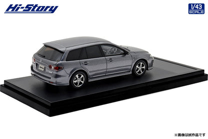 [ Back-order ] Hi-Story HS490GY 1:43 MAZDA ATENZA Sports Wagon 23S 2004 Titanium Gray Metallic II Resin model car