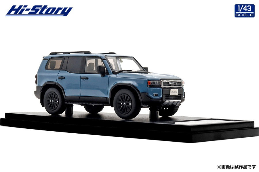 [ Back-order ] Hi-Story HS500BL 1:43 Toyota LANDCRUISER 250 ZX 2024 Smoky Blue resin model car