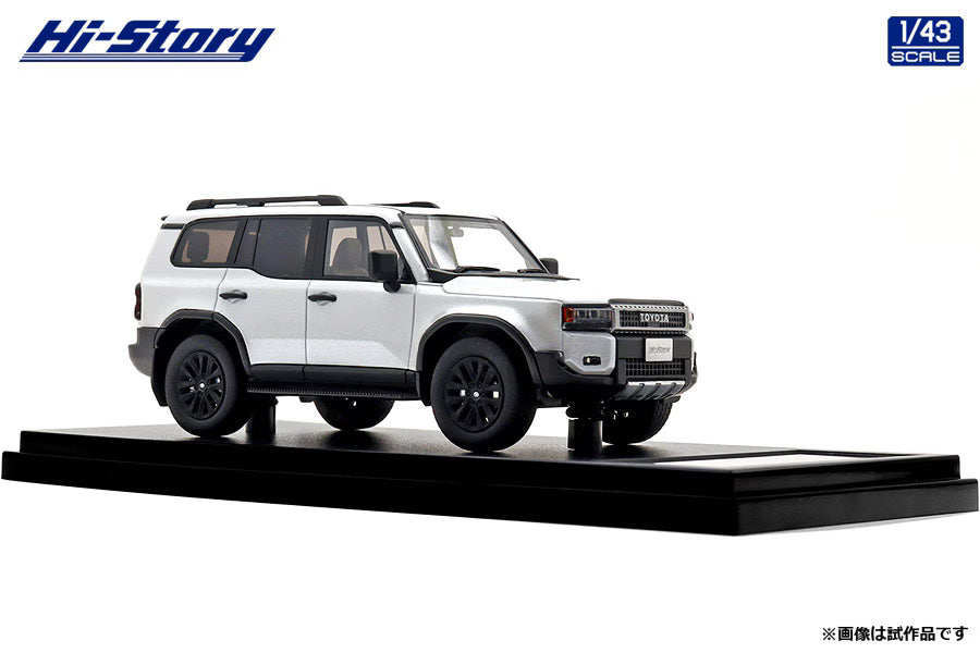 [ Back-order ] Hi-Story HS500WH 1:43 Toyota LANDCRUISER 250 ZX 2024 Platinum White Pearl Mica resin model car