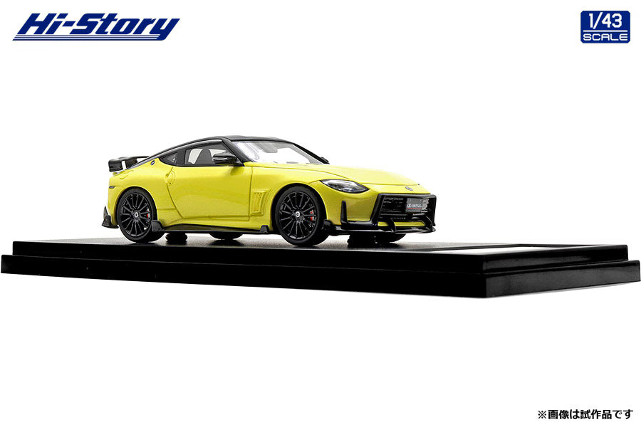 [ Back-order ] Hi-Story HS509YE 1:43 IMPUL Z 2024 Ikazuchi Yellow Super Black Two-Tone resin model car