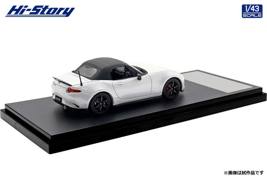 [ Back-order ] Hi-Story HS562WH 1:43 MAZDA SPIRIT RACING ROADSTER 2025 Snowflake White Pearl Mica Diecast model car