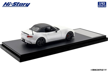 [ Back-order ] Hi-Story HS562WH 1:43 MAZDA SPIRIT RACING ROADSTER 2025 Snowflake White Pearl Mica Diecast model car