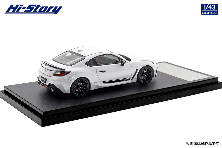 [ Back-order ] Hi-Story HS565WH 1:43 Toyota GR86 Special Edition RZ "40th Anniversary Limited" 2023 Crystal White Pearl Diecast model car