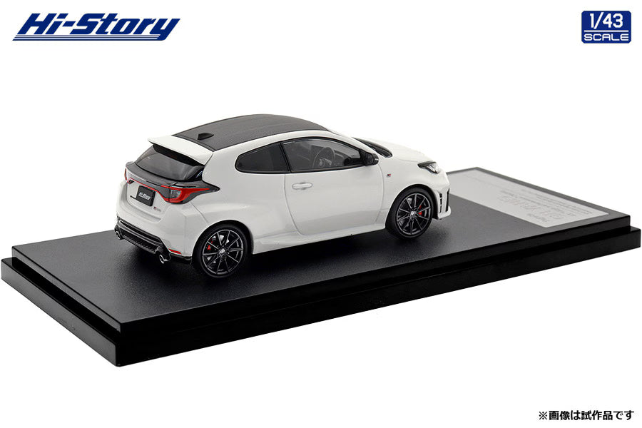 [ Back-order ] Hi-Story HS574WH 1:43 Toyota GR YARIS RZ High performance 2025 Super White II Diecast model car