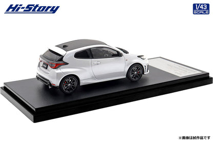 [ Back-order ] Hi-Story HS574WP 1:43 Toyota GR YARIS RZ High performance 2025 Platinum White Pearl Mica Diecast model car