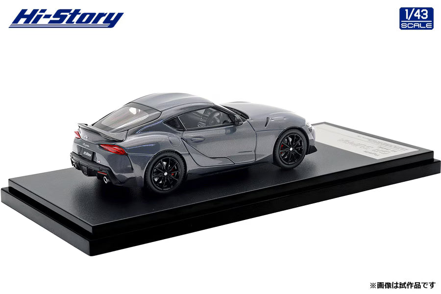 [ Back-order ] Hi-Story HS575GY 1:43 Toyota GR SUPRA RZ 2025 Volcanic Ash Gray Metallic Diecast model car