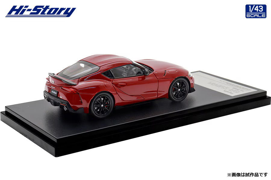 [ Back-order ] Hi-Story HS575RE 1:43 Toyota GR SUPRA RZ 2025 Prominence Red Diecast model car