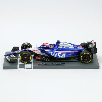 [ Back-order ] MINICHAMPS 117240440 1:18 Visa VCARB01 Iwasa Japan GP24 Official Debut model car