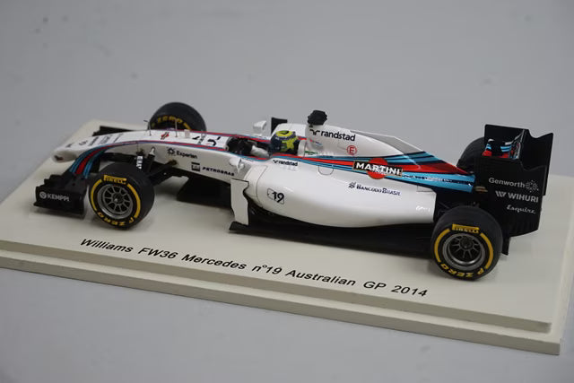 1:43 Spark S3079 Williams FW36 Mercedes Australian GP 2014 #19 F. Massa