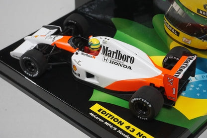 1:43 MINICHAMPS McLaren Honda MP4/6 V12 1991 #1 ASC No.5 Marlboro Spec model car