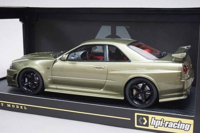 1:18 HPI 8907 Nissan NISMO R34 GT-R Z Tune Millennium Jade model car