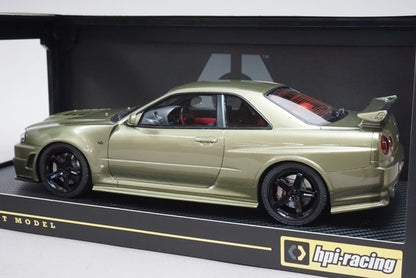 1:18 HPI 8907 Nissan NISMO R34 GT-R Z Tune Millennium Jade model car