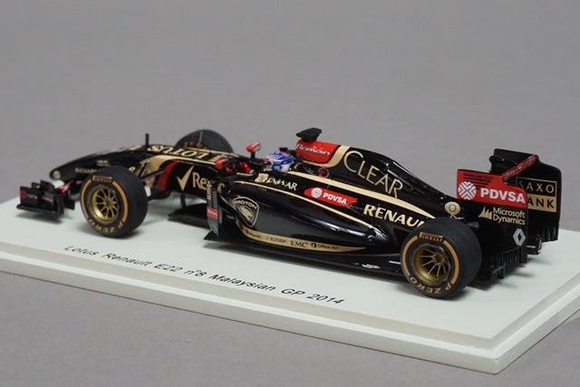 1:43 SPARK S3089 Lotus Renault E22 Malaysian GP 2014 #8 R.Grosjean