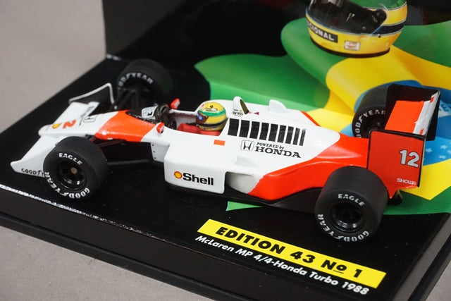 1:43 MINICHAMPS McLaren Honda MP4/4 Turbo A.Senna 1988 #12 ASC No.1