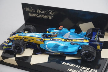 1:43 MINICHAMPS 400060201 Renault R26 French GP 2006 #1 model car