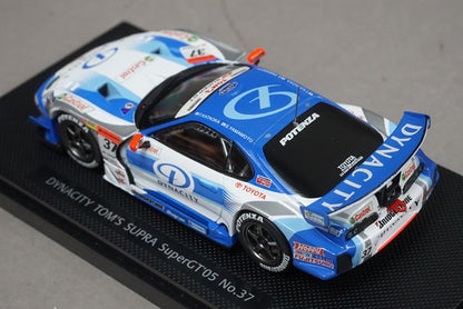 1:43 EBBRO 43698 Toyota SUPER GT 2005 Dynacity TOM'S Supra 2005 #37