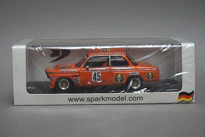 1:43 SPARK SG036 BMW 2002 Norisring 200mile DRM H.Kellners 1974 #45