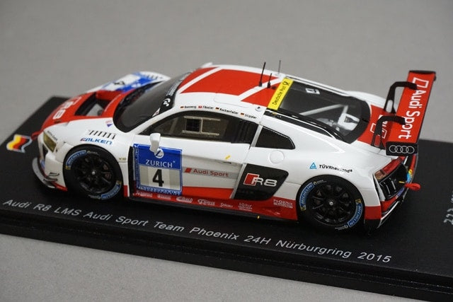 1:43 Spark SG210 Audi R8 LMS Audi Sport Team Phoenix Nrburgring 24H 2015 #4 model car