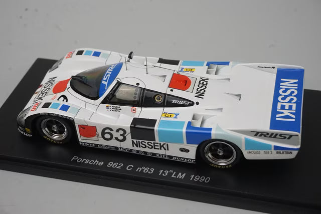 1:43 SPARK KBS009 Porsche 962C LM Le Mans 1990 #63 NISSEKI