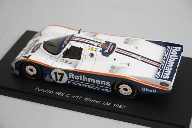 1:43 Spark S0942 Porsche 962C Le Mans Winner 1987 #17 Rothmans Specification