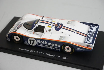 1:43 Spark S0942 Porsche 962C Le Mans Winner 1987 #17 Rothmans Specification