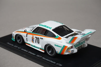 1:43 SPARK KBS052 Porsche 935 K2 Vaillant Kremer Hockenheim 1977 #70