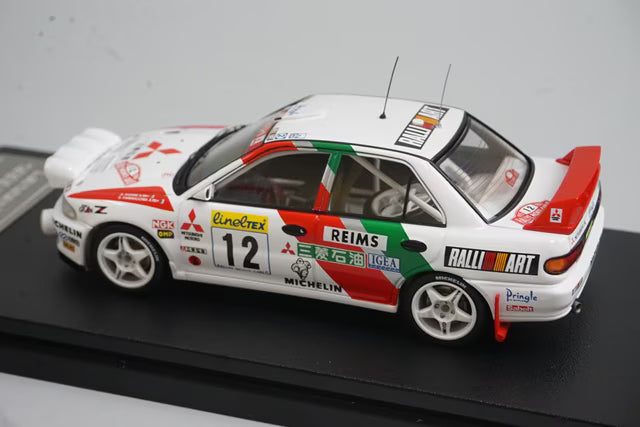 1:43 HPI 8546 Mitsubishi Lancer Evolution II Monte Carlo 1995 #12