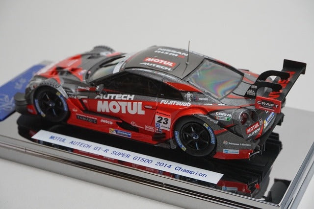 1:43 EBBRO 45107 Nissan Motul Autech GT-R Super GT500 2014 #23 model car