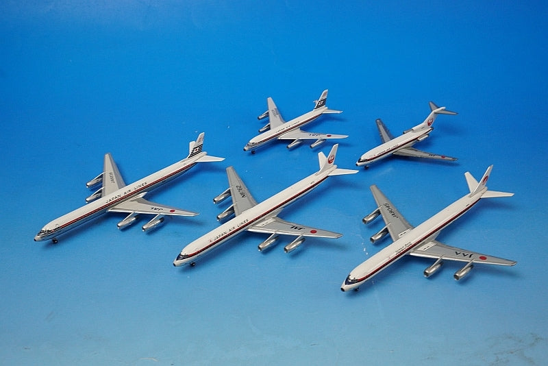 1:400 B727-100 JA8327/CV-880 JA8028/DC-8-61 JA8039 JA8045 N8762 JAL Old Tsurumaru livery and other 5 airplane set *Blister and outer box not included Aero Classics