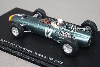 1:43 SPARK S1158 BRM P261 Monaco GP Winner 1966 #12 Jackie Stewart