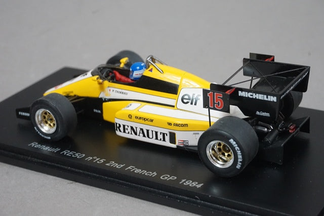 1:43 SPARK S1708 Renault RE50 French GP 1984 #15 Patrick Tambay