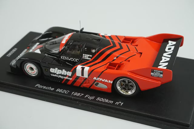 1:43 Spark KBS062 International Trade Custom Porsche 962C Fuji 500km 1987 #1 model car
