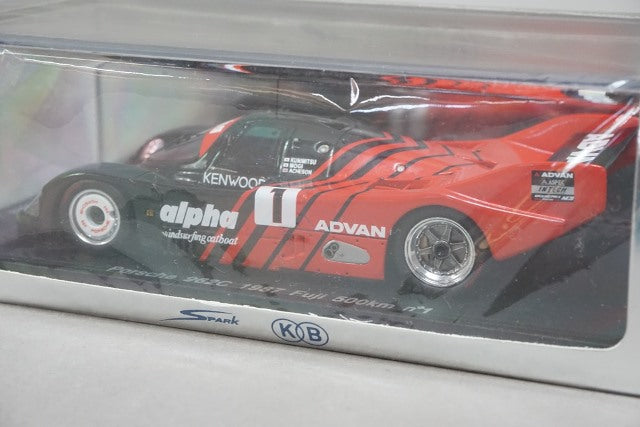 1:43 SPARK KBS062 Porsche 962C Fuji 500km 1987 #1