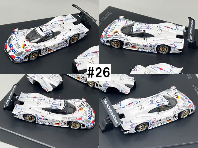 1:43 HPI 8051 Porsche 911 GT1 Le Mans 1998 #25 & #26