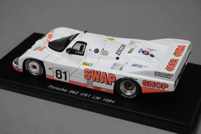 1:43 SPARK S1910 Porsche 962 Le Mans 1984 #61 model car