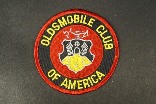 Patch OLDSMOBILE CLUB Oldsmobile Club America without hook and loop