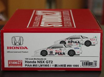 [ Back-order ]STUDIO27 FK2483 1:24 Honda NSX GT2 "PIAA" #85 LM 1995 / Tokachi 24hrs. #99 Multimedia Kit