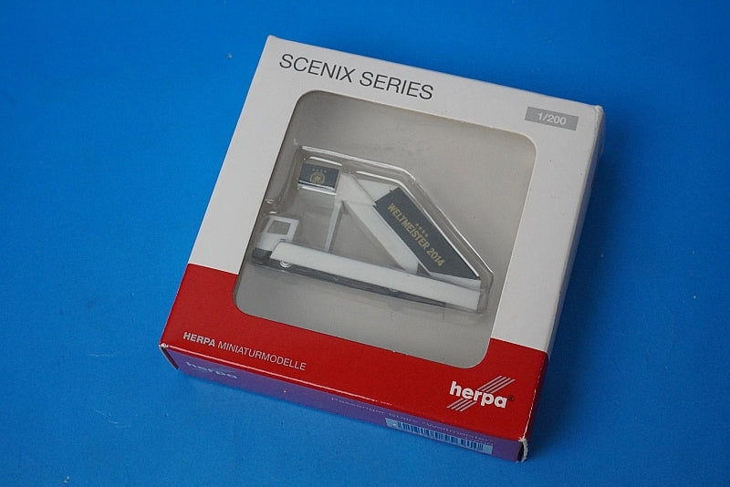 1:200 Airport Diorama Boarding Staircase Weltmeister 2014 556910 Herpa airplane model