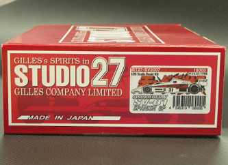 [ Back-order ]STUDIO27 SV2007 1:20 Sounder Volt SV01 Spanish GP Multimedia Kit