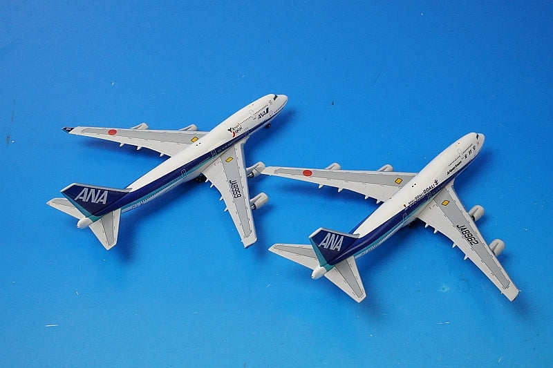 1:400 B747-400 ANA Yokoso!JAPAN GOAL!GOAL!GOAL JA8962 JA8959 2004-006 Big Bird airplane model