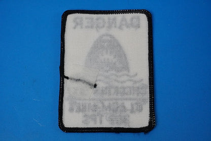 Patch JASDF ACM MEET'01 Battle Competition 2001 DANGER Shark Jaws without hook and loop